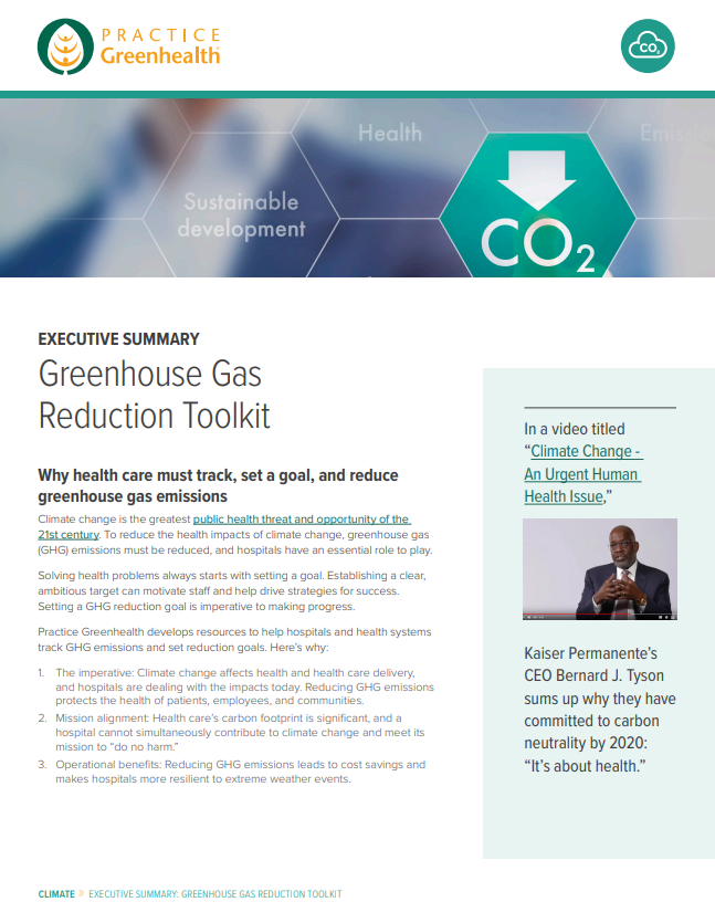 Greenhouse Gas Reduction