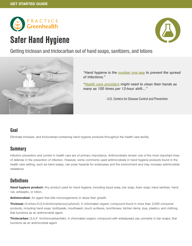 Safer Hand Hygiene