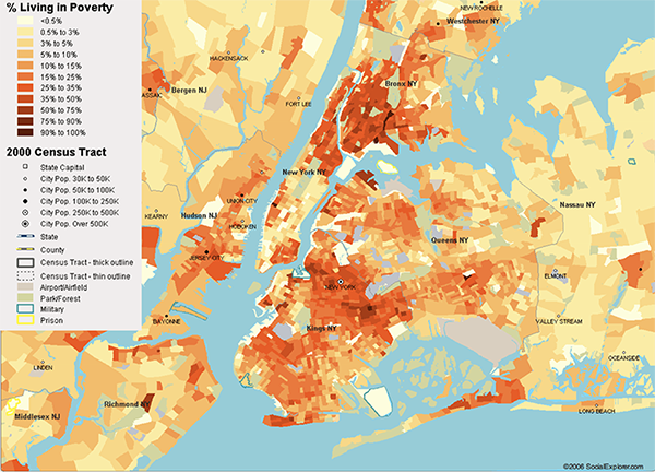 poverty map of new york