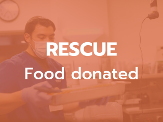 Rescue, food donated