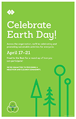 HealthPartners Earth Day poster